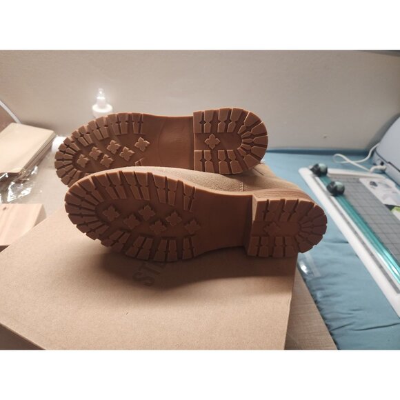 Steve Madden Women's Tan Suede Chelsea Bootie - Picture 5 of 6